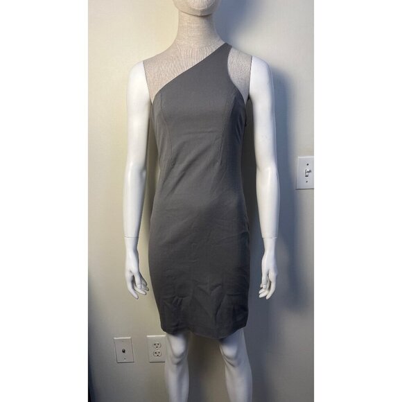 Alexander Wang Dresses & Skirts - ALEXANDER WANG ONE SHOULDER BODYCON PENCIL DRESS SMALL 2/4
